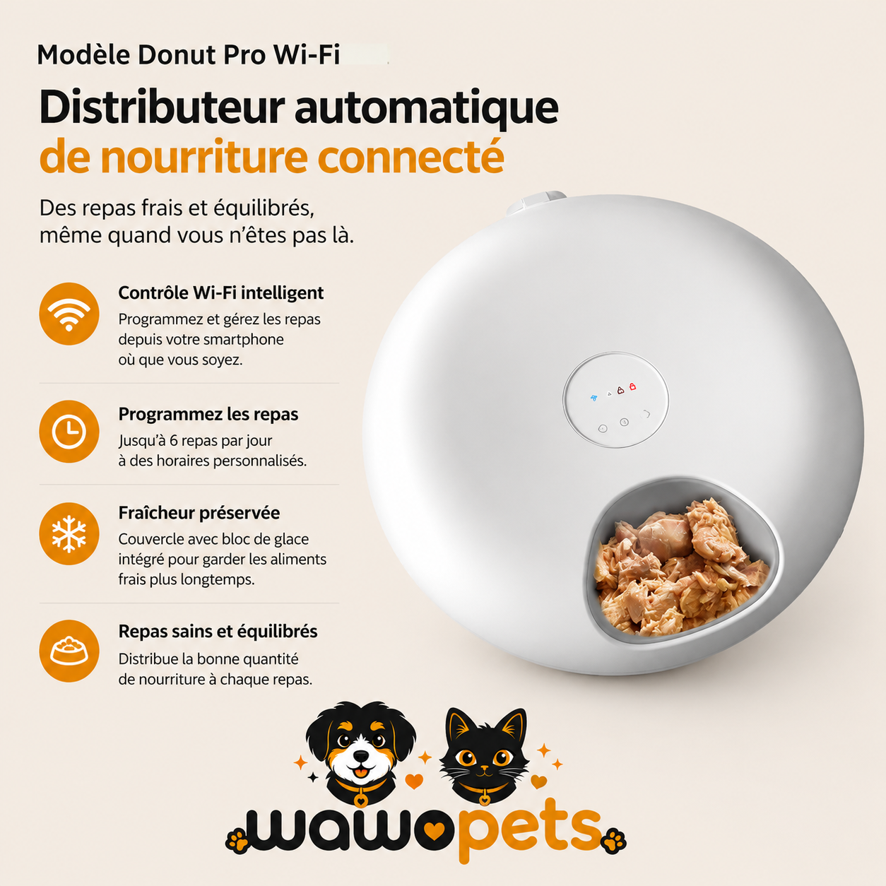 Distributeur intelligent pour animaux
